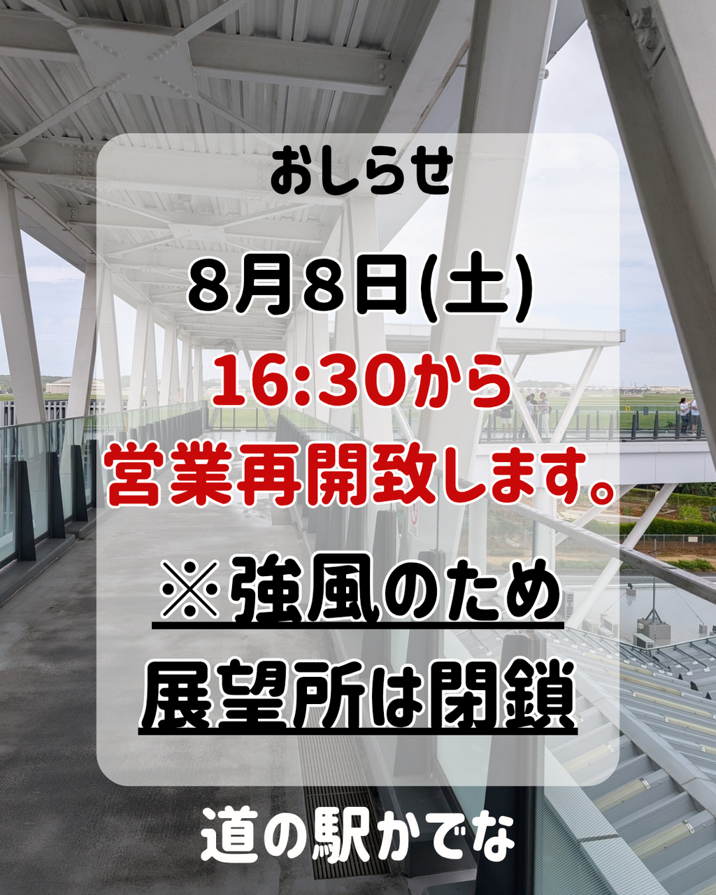 営業再開のお知らせ